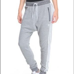 Adidas drop crotch pants